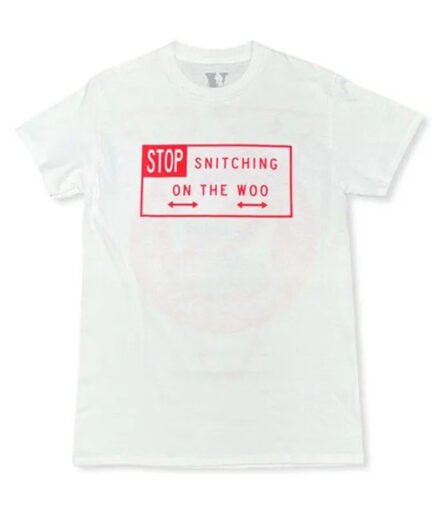 Vlone x Pop Smoke Stop Snitching T-Shirt